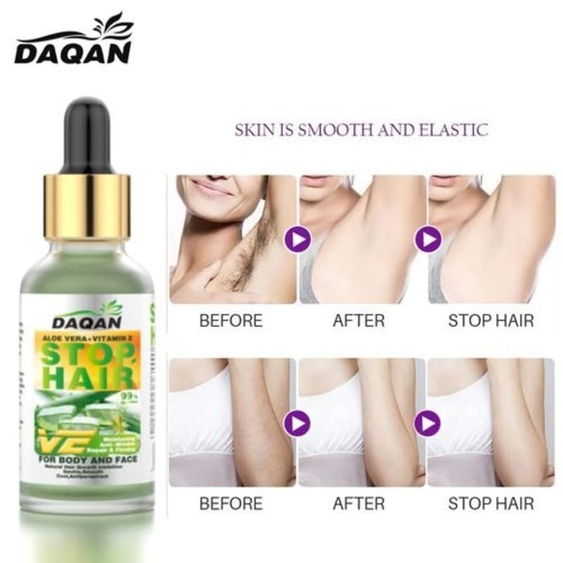 Daqan Beauty Aloe Vera + Vitamin E “Stop Hair” Treatment – 100 ml