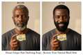 Disaar Ginger Soap Before & After - Black Hair