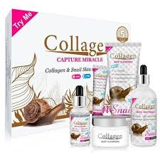 🔥 LIMITED DEAL — Snail Collagen Miracle 5-Piece Skincare Set | Anti-Aging + Whitening + Deep Hydration | KSh 4,000