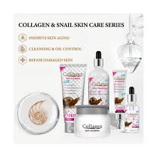 🔥 LIMITED DEAL — Snail Collagen Miracle 5-Piece Skincare Set | Anti-Aging + Whitening + Deep Hydration | KSh 4,000