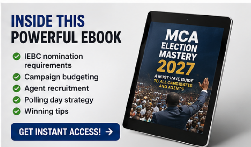 MCA Election Mastery 2027 - A must have Guide to all Candidates and Agents 6