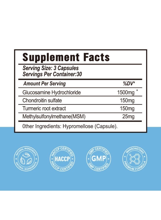 Glucosamine Chondroitin Tumeric & MSM D