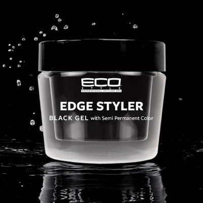 Eco Style Black Gel with Semi‑Permanent Color Edge Styler (89 ml)