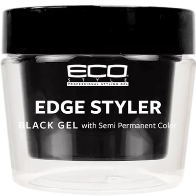 Eco Style Black Gel with Semi‑Permanent Color Edge Styler (89 ml)