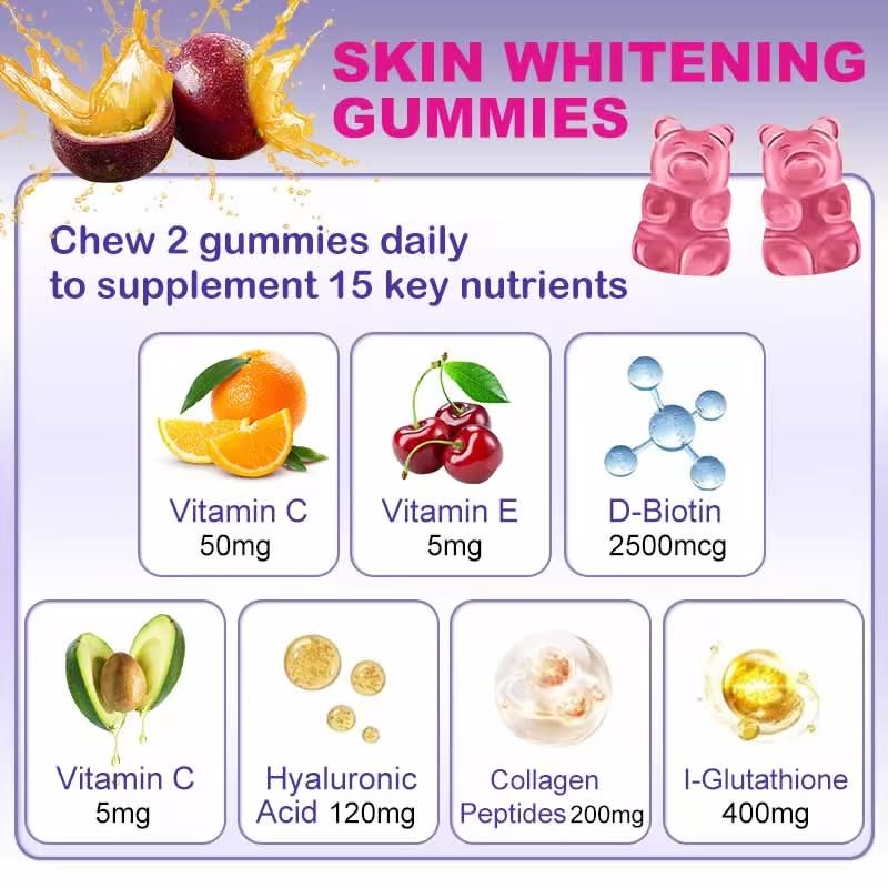 🔥 LIMITED DEAL — Daynee Skin Glow Gummies | Glutathione + Collagen + Vitamins | Lighten + Brighten + Anti-Aging | KSh 2999