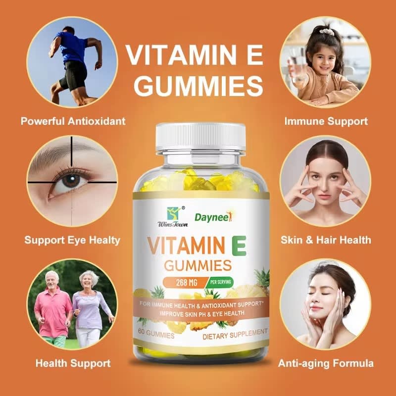 🔥 LIMITED DEAL — Daynee Vitamin E Gummies Pineapple Flavour | Protect Skin + Boost Immunity + Antioxidant Defence | KSh 2999