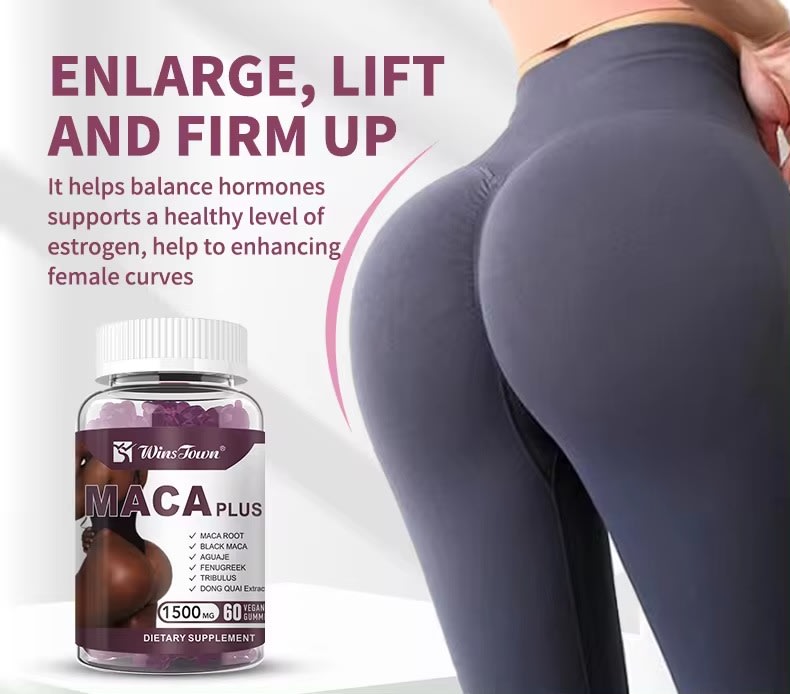 🔥 SALE — Winstown Maca Plus Gummies | Fuller Hips + Lifted Butt Naturally | Black Maca | KSh 2,999