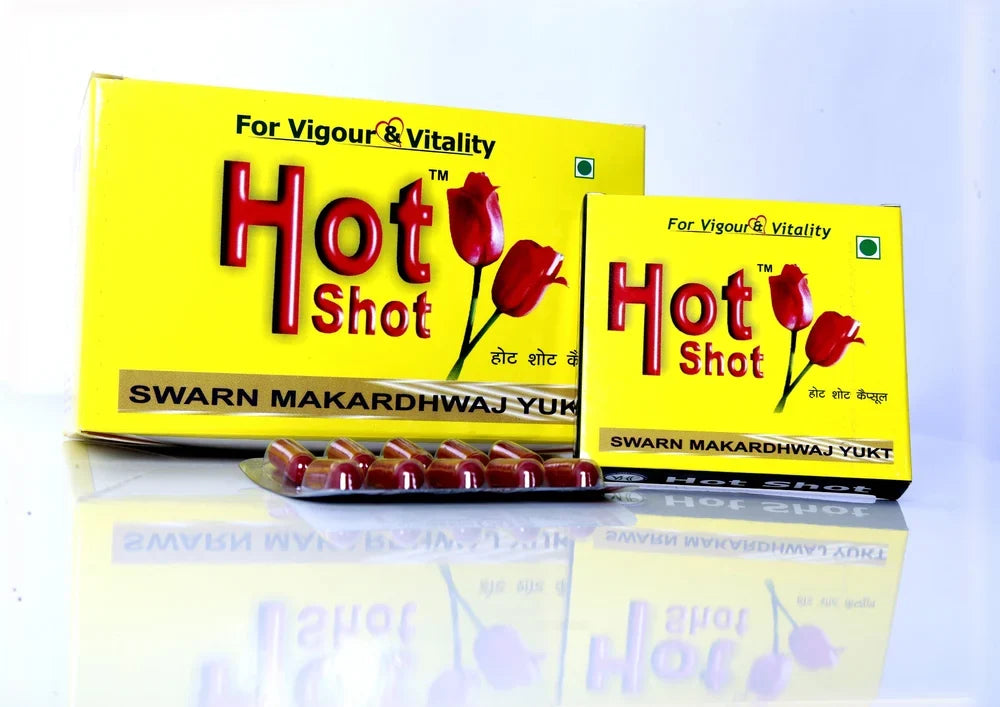 🔥 LIMITED DEAL — Hot Shot Vigor & Vitality Capsules (10 Caps) | Boosts Energy + Stamina + Circulation | KSh 2,500
