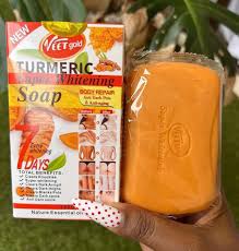 🔥 ORDER 1, WE SEND 2 — VEET GOLD Turmeric Super Whitening Soap | Clears Dark Spots + Brightens Skin + Anti-Aging | KSh 1,600