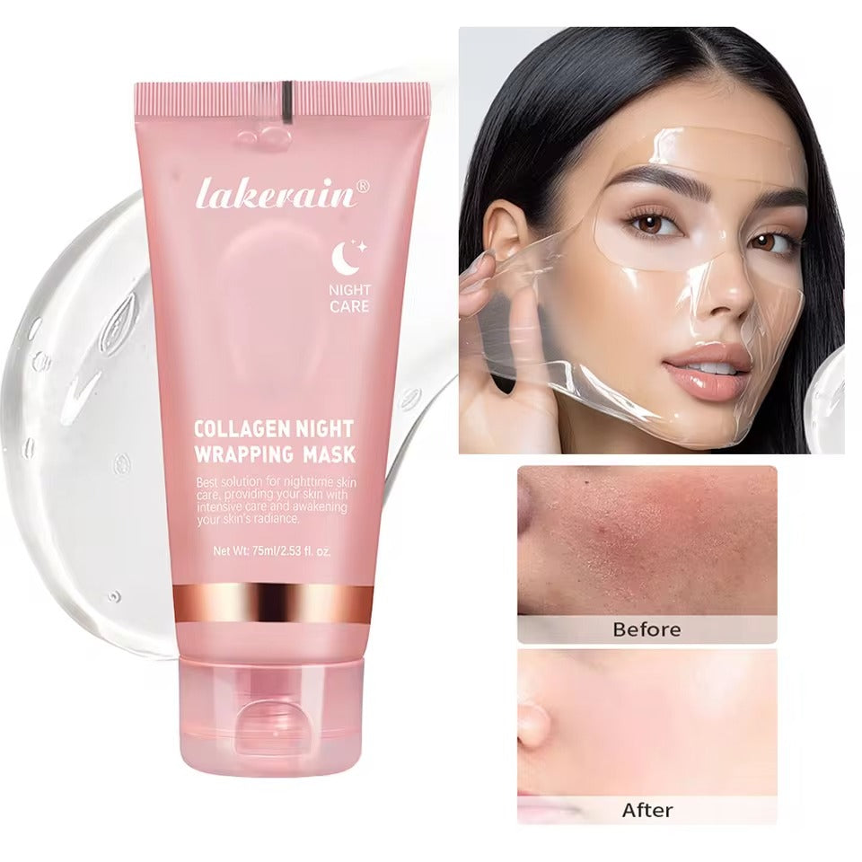🔥 LIMITED DEAL — Lakerain Collagen Night Wrapping Mask 75ml | Firms + Deep Hydration + Glowing Skin Overnight | KSh 2,200