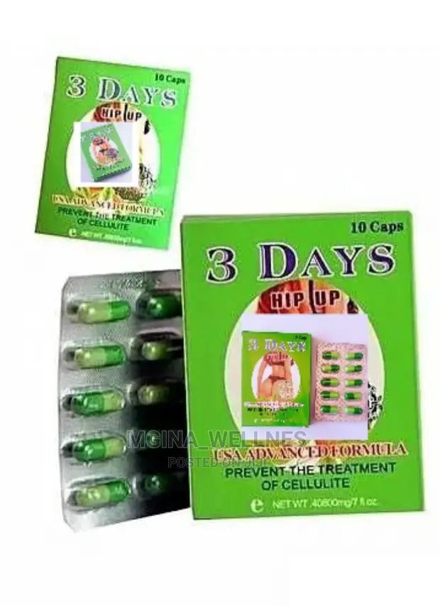 🔥 SALE — 3 Days Hip & Butt Enlargement Capsules | Fuller Curves + Firmer Body | Limited Stock KSh 2,500