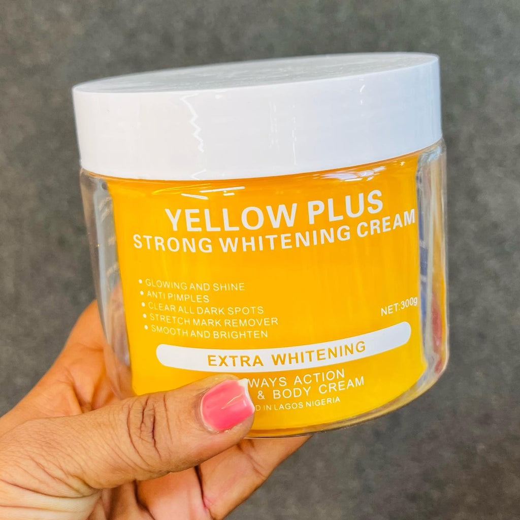 🔥 LIMITED DEAL — Yellow Plus Strong Whitening Cream | Fades Dark Spots + Evens Skin Tone + Deep Moisture | KSh 4,500
