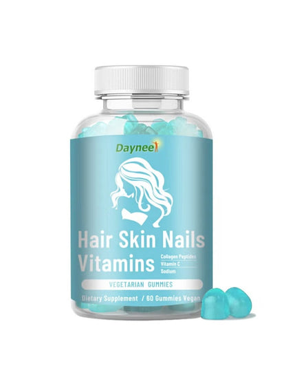 Daynee Hair Skin Nails Vitamins Gummies – 60 Capsules