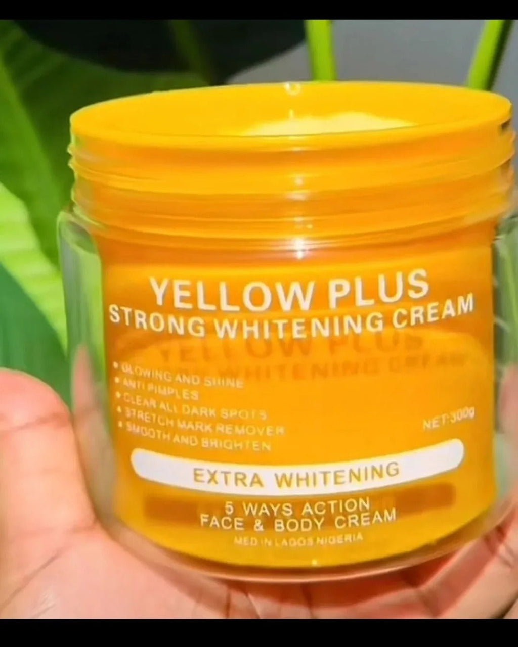 🔥 LIMITED DEAL — Yellow Plus Strong Whitening Cream | Fades Dark Spots + Evens Skin Tone + Deep Moisture | KSh 4,500
