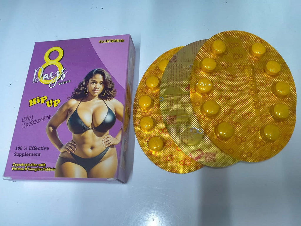 🔥 LIMITED DEAL — 8 Days Hip-Up Tablets | Fuller Hips + Lifted Buttocks + Natural Herbal Formula | KSh 2,700