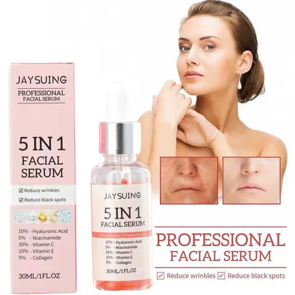 🔥 LIMITED DEAL — JAYSUING 5-in-1 Hyaluronic Acid Face Serum | Deep Hydration + Firming + Brightening + Repair | KSh 2,000