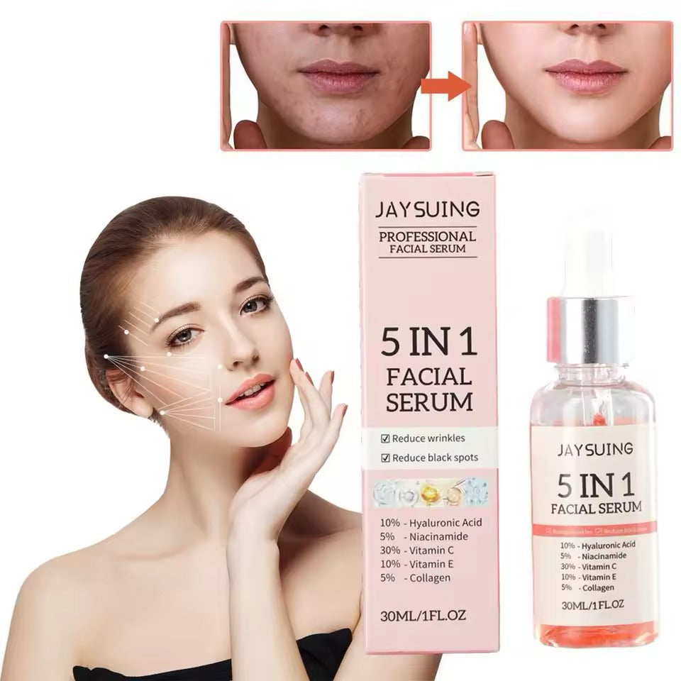 🔥 LIMITED DEAL — JAYSUING 5-in-1 Hyaluronic Acid Face Serum | Deep Hydration + Firming + Brightening + Repair | KSh 2,000