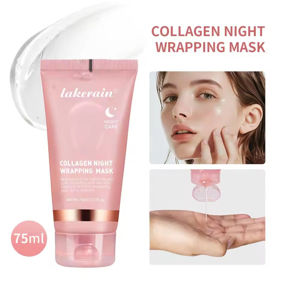 🔥 LIMITED DEAL — Lakerain Collagen Night Wrapping Mask 75ml | Firms + Deep Hydration + Glowing Skin Overnight | KSh 2,200