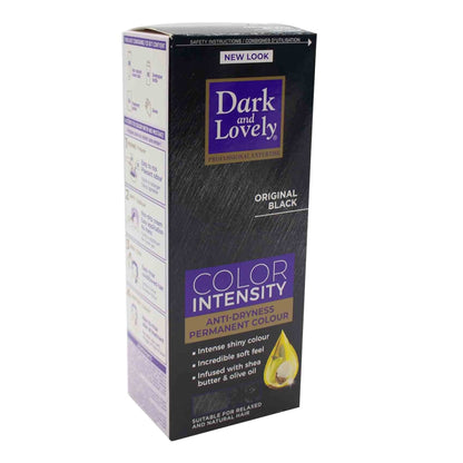 Dark and Lovely Original Black Intensity Hair Color Cream – 100ml