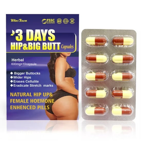 🔥 LIMITED DEAL — 3 Days Hip & Butt Enlargement Capsules | Fuller Curves + Firmer Skin + Natural Body Shaping | KSh 2,500