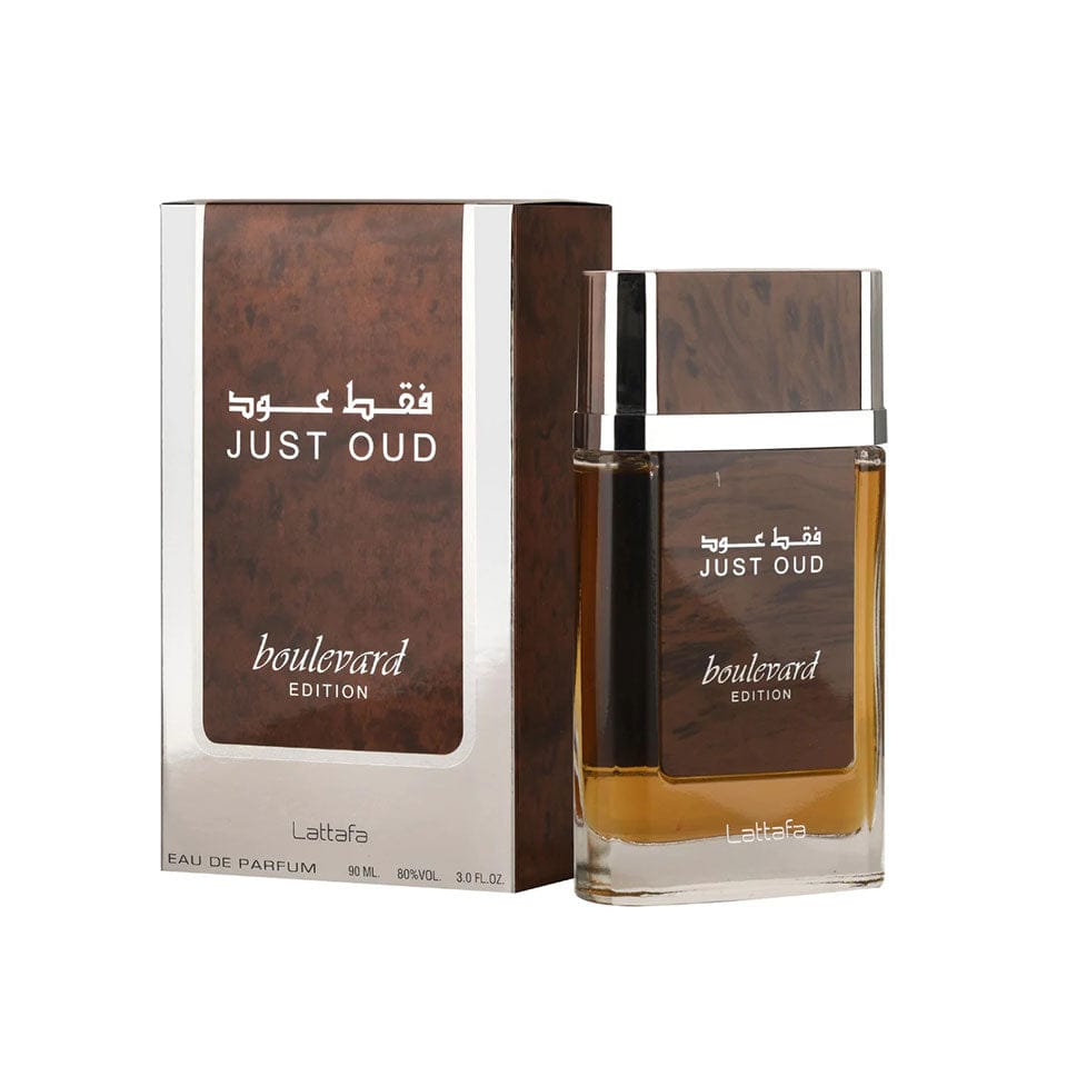 🔥 LIMITED DEAL — Lattafa Just Oud Boulevard EDP 100ml | Oud + Saffron + Amber + 8-Hour Longevity | KSh 6,500