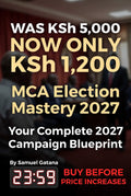 MCA Election Mastery 2027 - A must have Guide to all Candidates and Agents 8