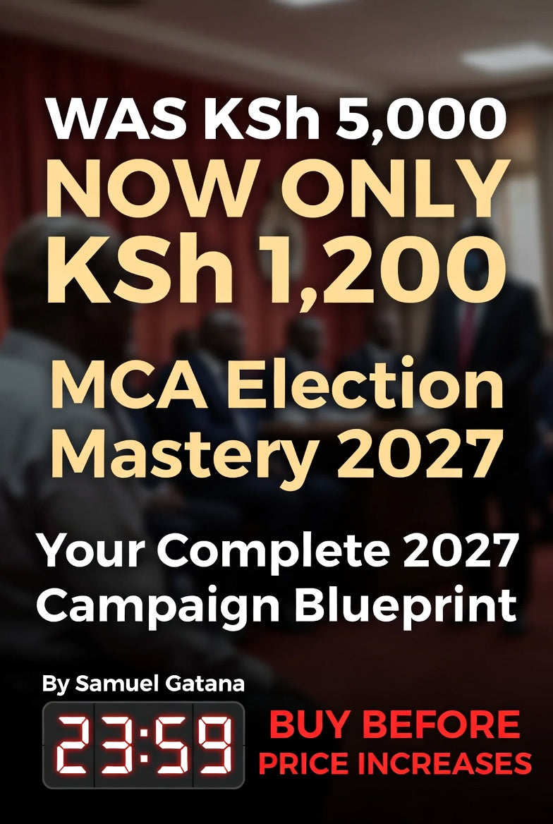 MCA Election Mastery 2027 - A must have Guide to all Candidates and Agents 8