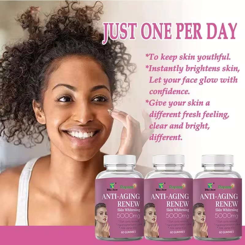 🔥 LIMITED DEAL — DAYNEE Anti-Aging Renew Gummies 60ct | Glutathione + Collagen + Hyaluronic Acid + CoQ10 | KSh 2999