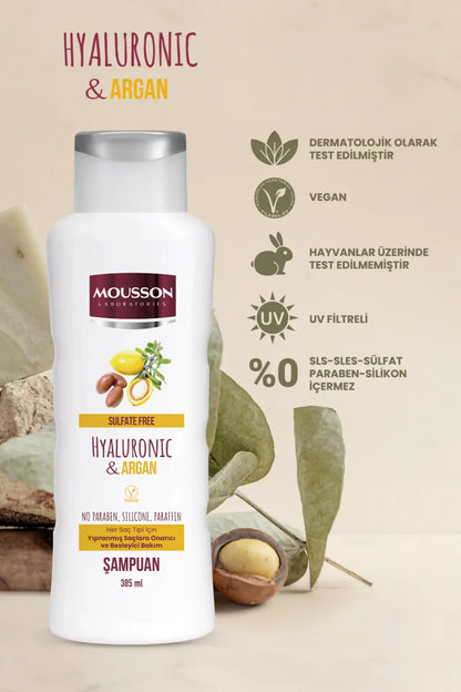 Mousson Hyaluronic & Argan Shampoo