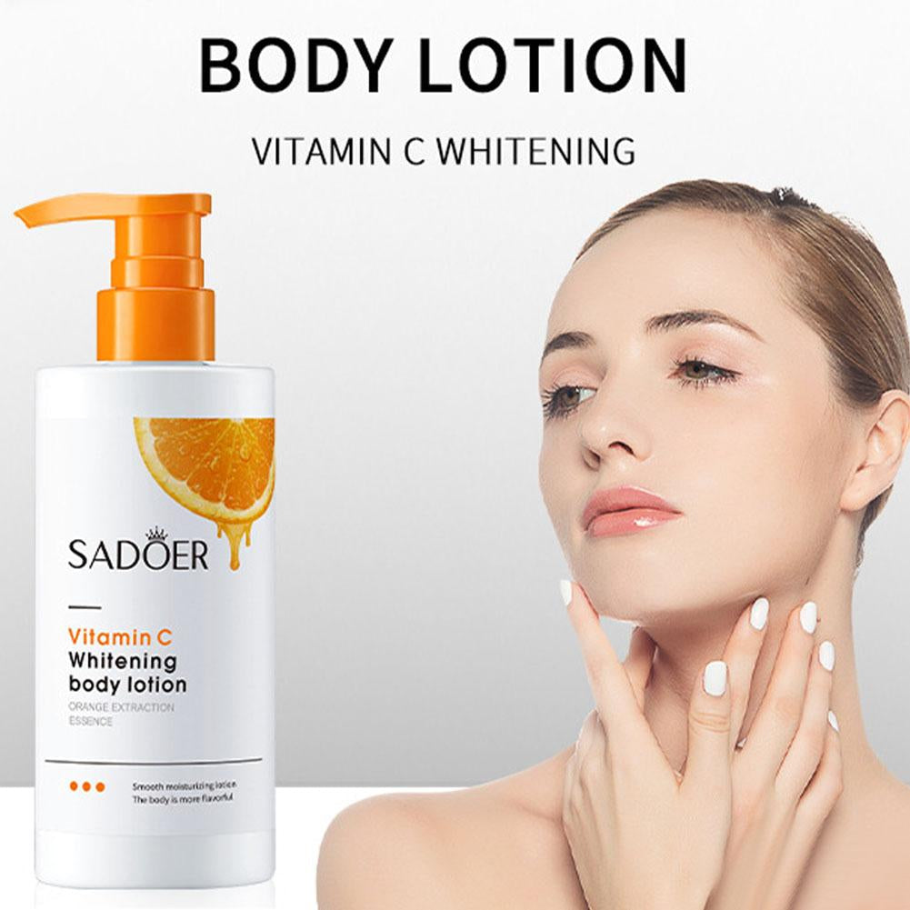 🔥 LIMITED DEAL — SADOER Vitamin C Whitening Body Lotion | Brightening + Dark Spots + Deep Hydration | KSh 2,000
