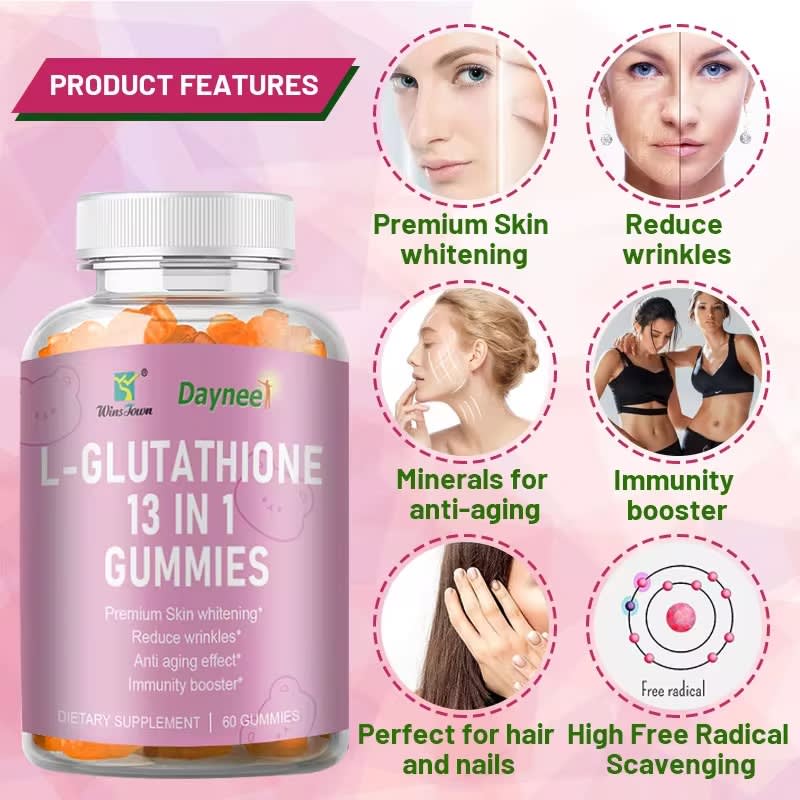 🔥 LIMITED DEAL — Daynee L-Glutathione Skin Whitening Gummies | Brighten Skin + Reduce Dark Spots + Antioxidant Protection | KSh 2999