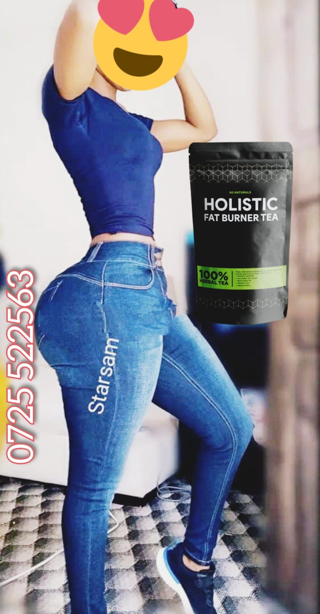🔥 LIMITED DEAL — SG Naturals Holistic Fat Burner Tea | Flat Tummy + Burns Stubborn Fat + No Side Effects | KSh 3500