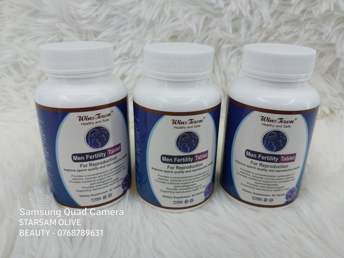🔥 LIMITED DEAL — Winstown Men Fertility Tablets | Boosts Sperm Quality + Testosterone + Reproductive Health | KSh 1,800