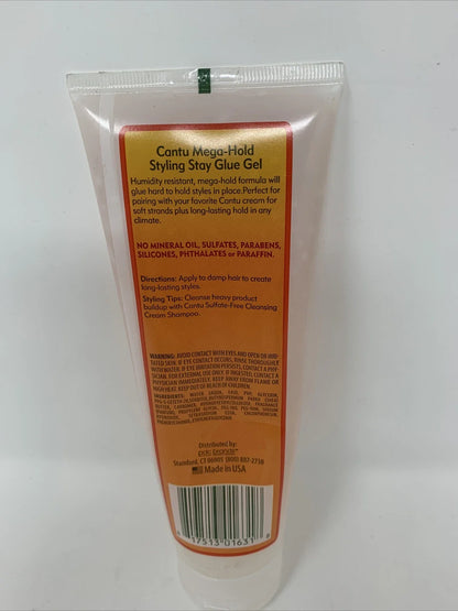 Cantu Shea Butter for Natural Hair Styling Stay Glue Gel