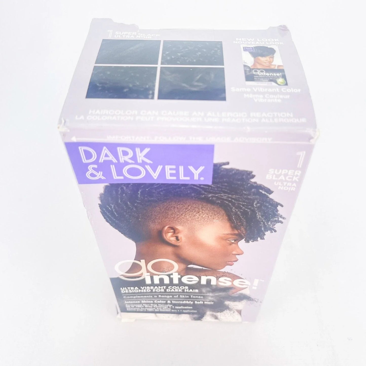 Dark and Lovely Go Intense Ultra Vibrant Hair Color – Super Black