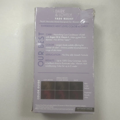 Dark & Lovely Fade Resist Permanent Hair Color – 362 Crimson Moon