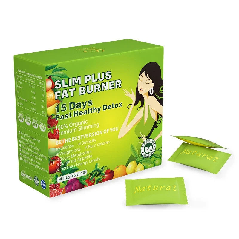 🔥 LIMITED DEAL — Slim Plus Fat Burner 15-Day Detox | Burns Fat + Flushes Toxins + Boosts Metabolism | KSh 2,500