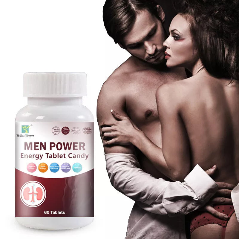 Winstown Men Power Tablet Candy — Natural Male Energy, Stamina & Performance Boost | Feel The Difference Fast!