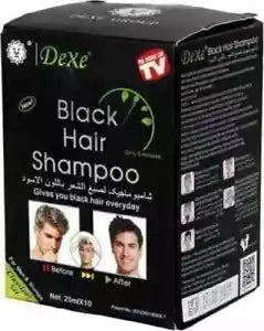 🔥 LIMITED DEAL — Dexe Black Hair Shampoo 10 Sachets | 2-in-1 Instant Dye + Shampoo | Covers Greys in 5 Mins + No Ammonia | KSh 3000
