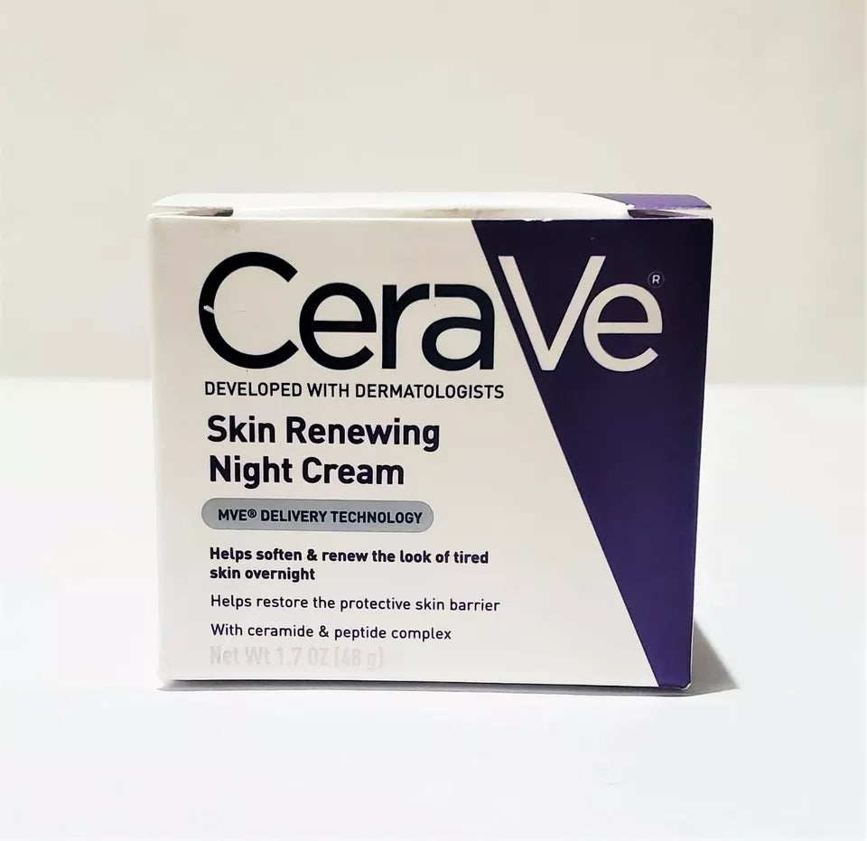 🔥 LIMITED DEAL — CeraVe Skin Renewing Night Cream | Ceramides + Peptides + Hyaluronic Acid | Wake Up Glowing | KSh 2500