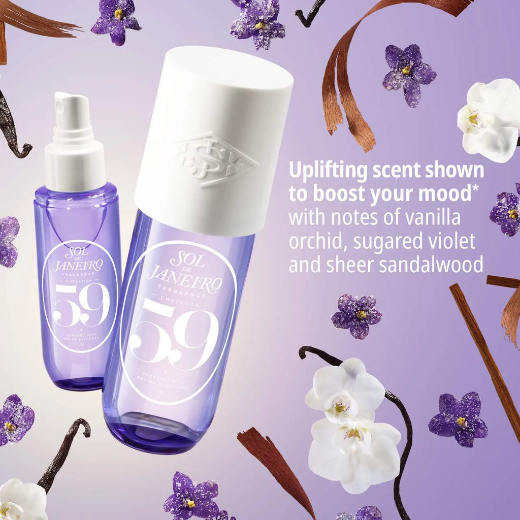 🔥 LIMITED DEAL — Sol de Janeiro Mini Cheirosa 59 Perfume Mist | Vanilla Orchid + Sugared Violet + Sandalwood | KSh 2,750